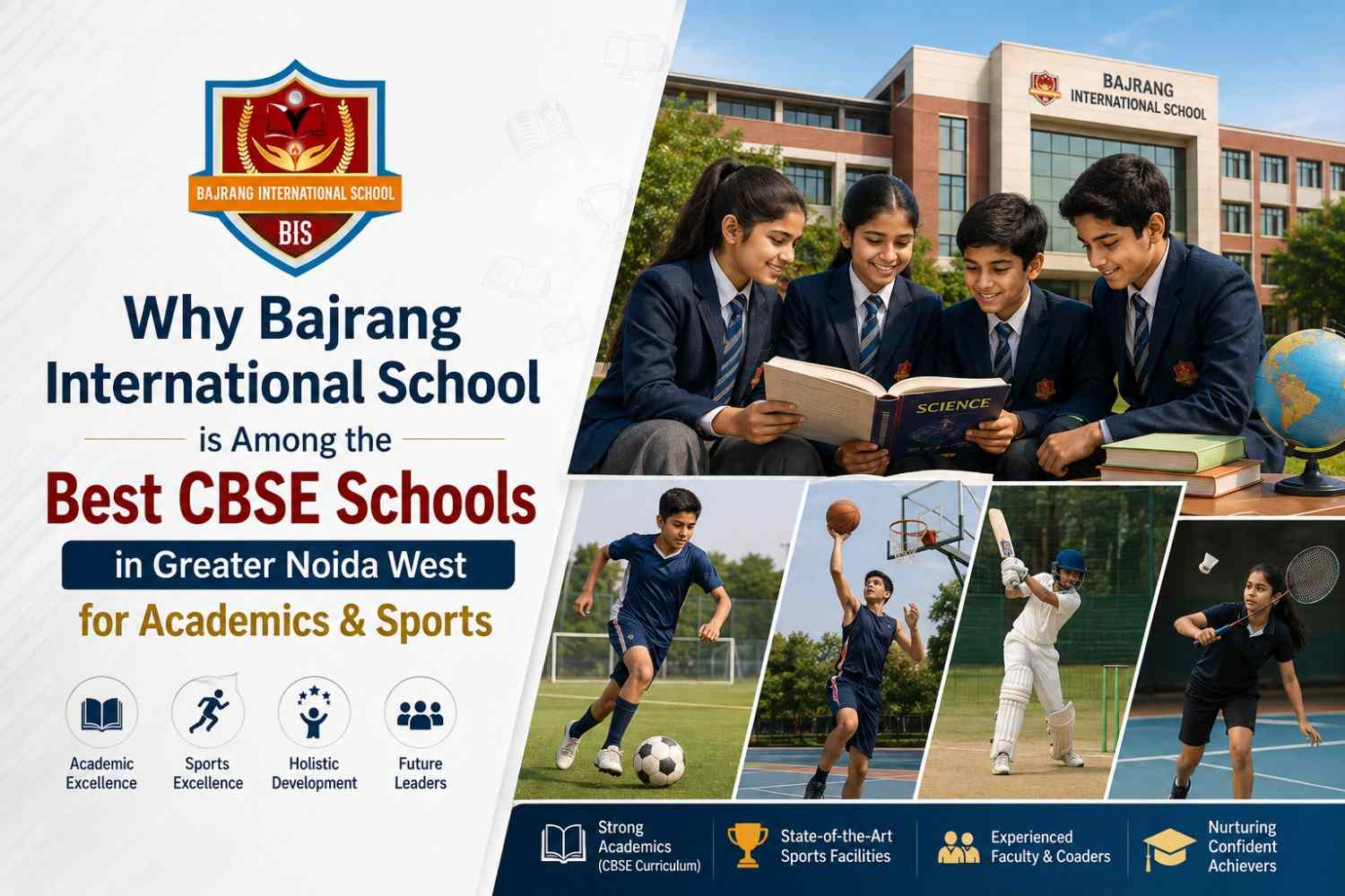 Why Bajrang International School is Among the Best CBSE Schools in Greater Noida West for Academics & Sports