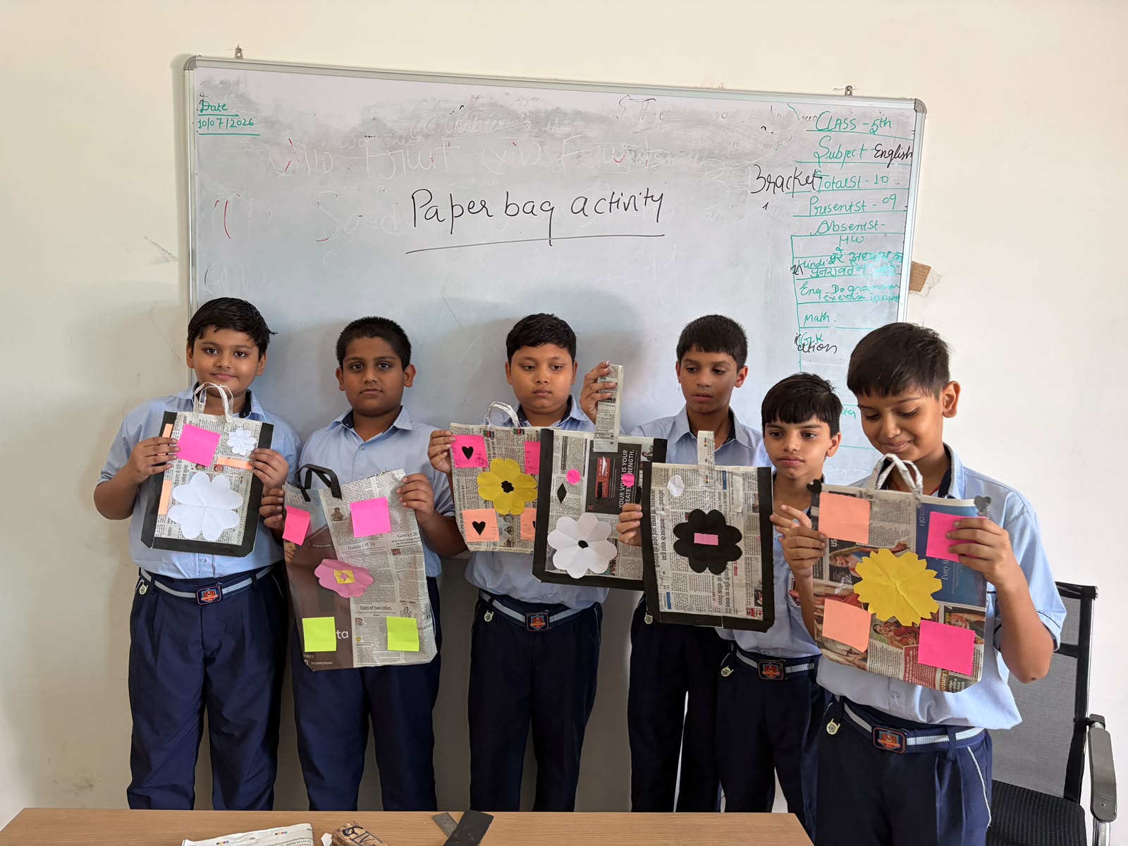 PAPER BAG ACTIVITY